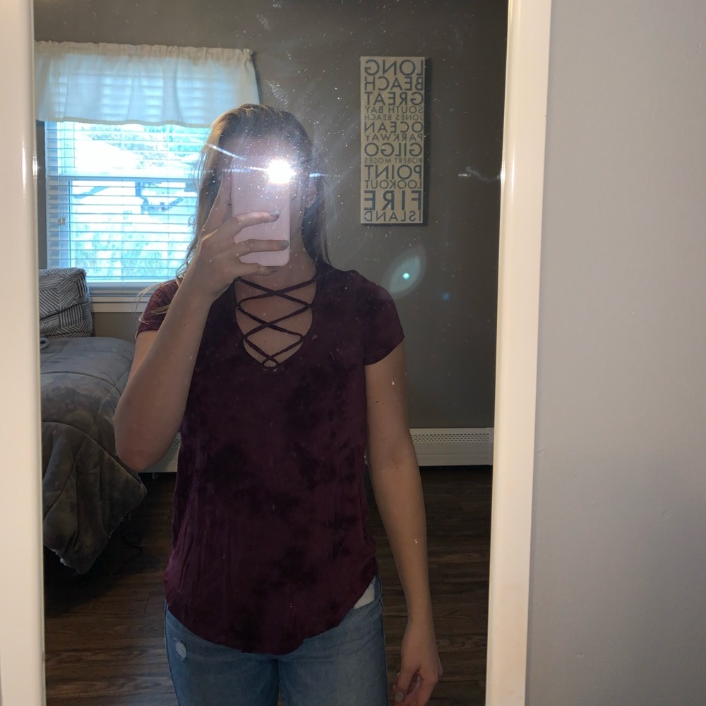 American Eagle Purple Tshirt